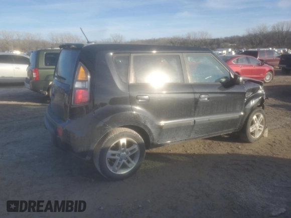 2010 Kia Soul + with VIN KNDJT2A27A7151241, listed as a Copart auction lot 46353905 with 164,700 mi miles and Salvage Title. Bid and sale history available at carsss.com. Image 3.