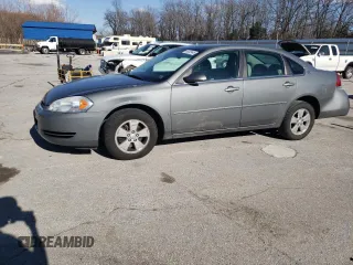 2008 Chevrolet Impala LT with VIN 2G1WT58N481221771, listed as a Copart auction lot 48308445 with 170,640 mi miles and Salvage Title. Bid and sale history available at DreamBid. Image 1.