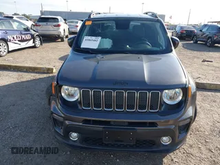 2020 Jeep Renegade Latitude with VIN ZACNJABB8LPL25157, listed as a IAAI auction lot 41065402 with 64,982 mi miles. Bid and sale history available at carsss.com. Image 12.
