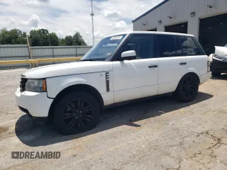 2011 Land Rover Range Rover HSE Lux with VIN SALMF1D44BA355827, listed as a Copart auction lot 62593675 with 259,758 mi miles and Salvage title. Bid and sale history available at DreamBid. Image 1.