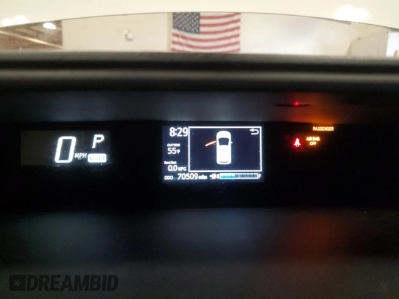 2018 Toyota Prius One with VIN JTDKDTB33J1613084, listed as a Copart auction lot 53308655 with 70,509 mi miles and Clean Title. Bid and sale history available at DreamBid. Image 9.