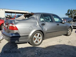 2004 Saab 9-5 Arc with VIN YS3ED49A343000522, listed as a Copart auction lot 72689134 with 166,098 mi miles and Salvage Title. Bid and sale history available at carsss.com. Image 3.