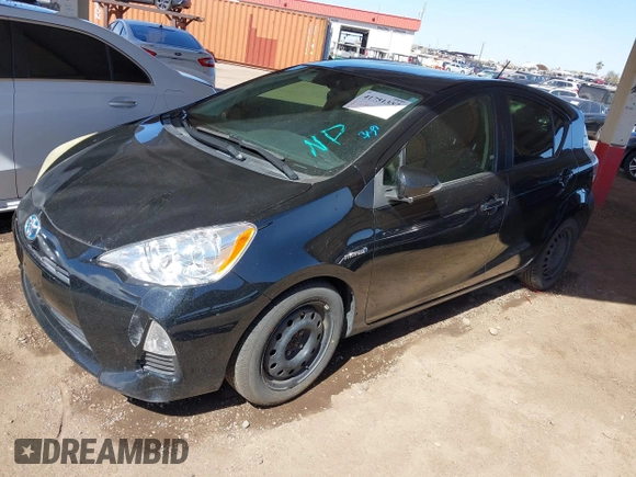 2013 Toyota Prius One with VIN JTDKDTB31D1031487, listed as a IAAI auction lot 41751357 with 222,848 mi miles and . Bid and sale history available at DreamBid. Image 2.