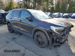 2019 GMC Terrain SLE with VIN 3GKALTEX8KL298018, listed as a Copart auction lot 41871205 with 76,169 mi miles and Salvage Title. Bid and sale history available at carsss.com. Image 4.