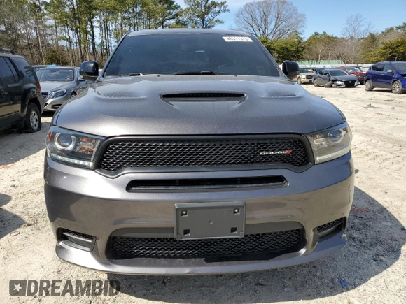 2019 Dodge Durango GT Plus with VIN 1C4RDJDG9KC702554, listed as a Copart auction lot 48311575 with 53,326 mi miles and Salvage Title. Bid and sale history available at DreamBid. Image 5.