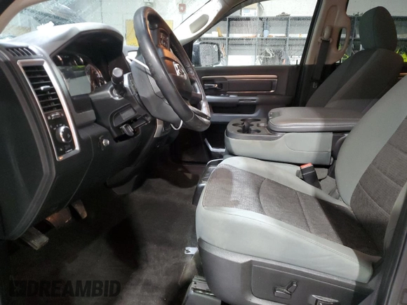 2018 Ram 1500 Big Horn with VIN 1C6RR7LG6JS124477, listed as a Copart auction lot 45650805 with 93,666 mi miles and Salvage Title. Bid and sale history available at carsss.com. Image 7.