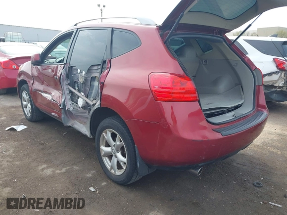 2010 Nissan Rogue S with VIN JN8AS5MT0AW018162, listed as a IAAI auction lot 41913100 with 155,347 mi miles and . Bid and sale history available at carsss.com. Image 3.