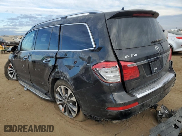 2015 Mercedes-Benz GL-Class GL 350 BlueTEC with VIN 4JGDF2EEXFA607084, listed as a Copart auction lot 43999855 with 0 mi miles and Salvage Title. Bid and sale history available at carsss.com. Image 2.