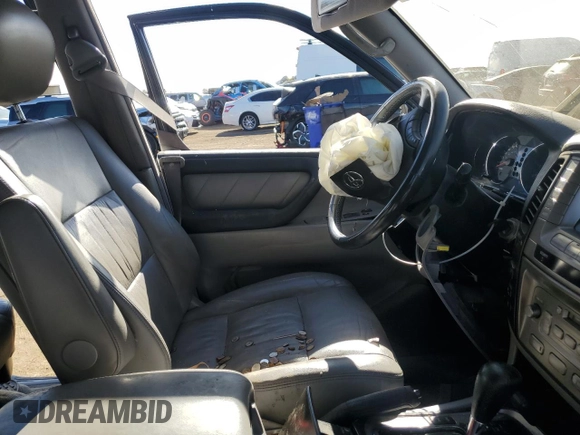 2007 Toyota Land Cruiser with VIN JTEHT05J772115426, listed as a Copart auction lot 81247954 with 0 mi miles and Salvage Title. Bid and sale history available at carsss.com. Image 7.