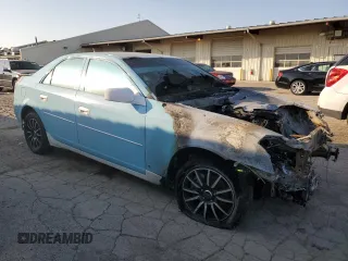 2006 Cadillac CTS with VIN 1G6DM57T160153601, listed as a Copart auction lot 75499714 with 0 mi miles and Salvage Title. Bid and sale history available at carsss.com. Image 4.