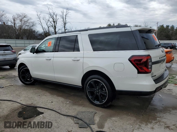 2024 Ford Expedition Max Limited с VIN 1FMJK2A80REA58913, выставлен на аукционе Copart как лот 53850555 с пробегом 8 480 миль миль и Списание • Salvage title. История ставок и продаж доступна на DreamBid. Изображение 2.