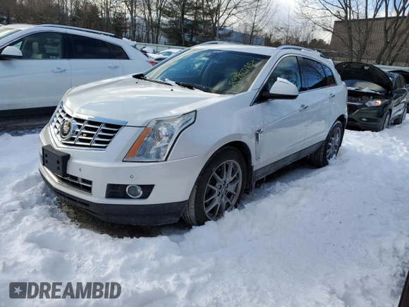 2015 Cadillac SRX Premium Collection with VIN 3GYFNGE37FS565834, listed as a Copart auction lot 89280275 with 101,468 mi miles and Clean Title. Bid and sale history available at carsss.com. Image 1.