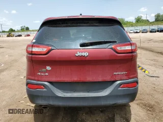 2017 Jeep Cherokee Sport with VIN 1C4PJMAB3HW621289, listed as a Copart auction lot 59317145 with 89,428 mi miles and Salvage title. Bid and sale history available at DreamBid. Image 6.