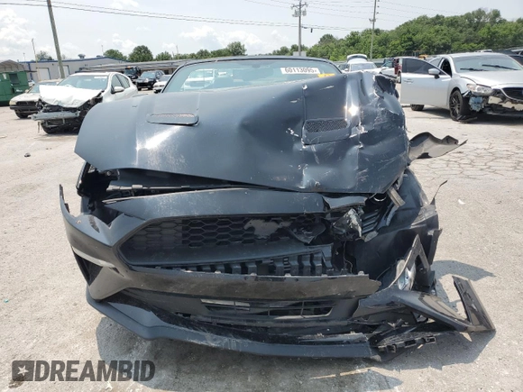 2018 Ford Mustang EcoBoost Premium with VIN 1FATP8UH9J5132529, listed as a Copart auction lot 60113095 with 109,405 mi miles and Salvage title. Bid and sale history available at DreamBid. Image 5.