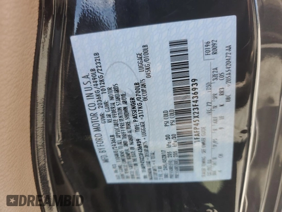 2003 Ford Mustang GT Deluxe z VIN 1FAFP45X23F436939, wystawiony jako Copart lot #61106135 z przebiegiem 105 860 mil mil oraz Czysty tytuł • Clean title. Historia ofert i sprzedaży dostępna na DreamBid. Obrazek 12.
