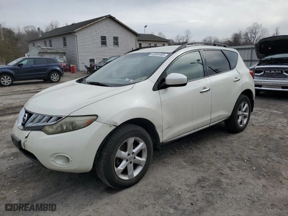 2009 Nissan Murano LE with VIN JN8AZ18W49W201567, listed as a Copart auction lot 45564465 with 227,601 mi miles and Clean Title. Bid and sale history available at carsss.com. Image 1.