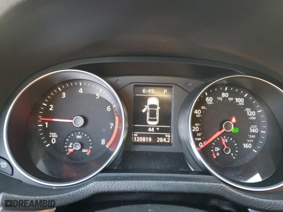 2017 Volkswagen Passat R-Line w/Comfort Pkg with VIN 1VWDT7A36HC004605, listed as a Copart auction lot 48807565 with 120,819 mi miles and Salvage Title. Bid and sale history available at carsss.com. Image 9.