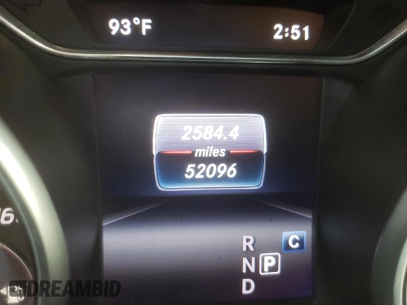 2018 Mercedes-Benz CLA with VIN WDDSJ4EB8JN609578, listed as a Copart auction lot 45576682 with 52,096 mi miles. Bid and sale history available at carsss.com. Image 8.