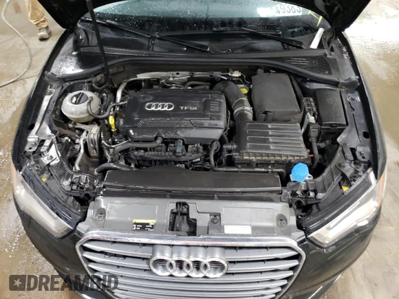 2015 Audi A3 Premium Plus with VIN WAUEFGFF2F1062766, listed as a Copart auction lot 52493835 with 26,679 mi miles and Salvage title. Bid and sale history available at DreamBid. Image 11.
