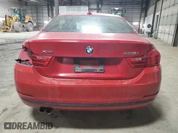 2014 BMW 4 Series 428i xDrive with VIN WBA3N5C51EF715633, listed as a Copart auction lot 47994365 with 90,442 mi miles and Salvage Title. Bid and sale history available at DreamBid. Image 6.