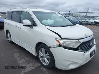 2012 Nissan Quest LE z VIN JN8AE2KP1C9036697, wystawiony jako IAAI lot #42124298 z przebiegiem 238 366 mil mil oraz . Historia ofert i sprzedaży dostępna na DreamBid. Obrazek 1.
