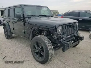 2021 Jeep Wrangler Unlimited Sahara Altitude with VIN 1C4HJXEGXMW671418, listed as a Copart auction lot 68116854 with 38,680 mi miles and Salvage title. Bid and sale history available at DreamBid. Image 11.