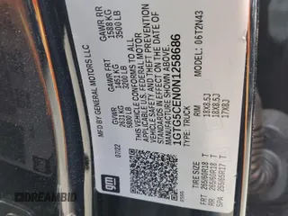 2022 GMC Canyon 2WD Elevation with VIN 1GTG5CEN0N1258686, listed as a Copart auction lot 49483185 with 32,939 mi miles and Salvage Title. Bid and sale history available at carsss.com. Image 12.