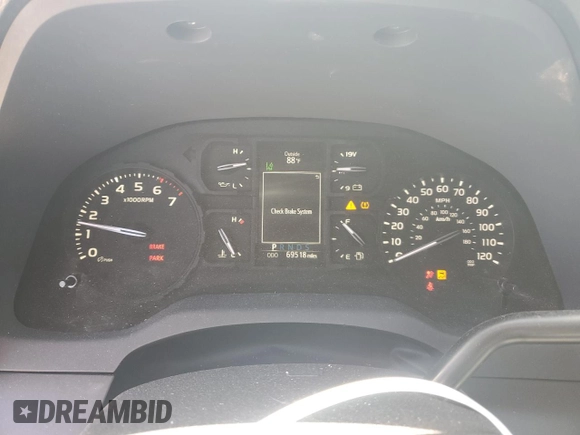 2021 Toyota Tundra SR with VIN 5TFTY5F19MX012163, listed as a Copart auction lot 55816455 with 69,518 mi miles and Salvage title. Bid and sale history available at DreamBid. Image 9.