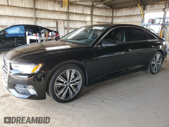 2019 Audi A6 Premium Plus with VIN WAUE8AF27KN120426, listed as a Copart auction lot 85317564 with 57,340 mi miles and Salvage Title. Bid and sale history available at carsss.com. Image 1.