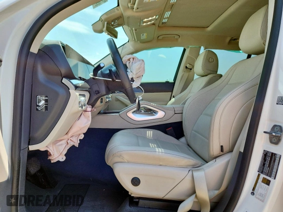 2020 Mercedes-Benz GLE 350 with VIN 4JGFB4JB0LA290875, listed as a Copart auction lot 60895875 with 54,129 mi miles and Salvage title. Bid and sale history available at DreamBid. Image 7.