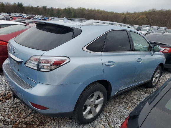 2010 Lexus RX 350 with VIN 2T2BK1BA8AC031577, listed as a Copart auction lot 52281645 with 142,733 mi miles and Salvage Title. Bid and sale history available at carsss.com. Image 3.