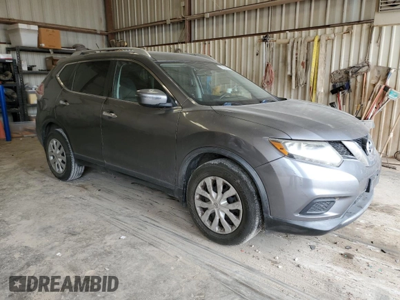 2016 Nissan Rogue S with VIN KNMAT2MT9GP661720, listed as a Copart auction lot 53524675 with 93,111 mi miles and Salvage Title. Bid and sale history available at DreamBid. Image 4.