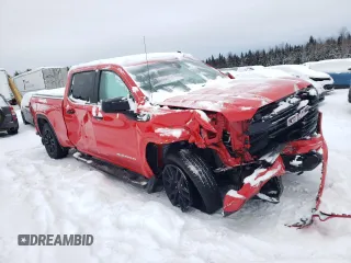 2024 GMC Sierra 1500 Pro with VIN 1GTUUAED8RZ203105, listed as a Copart auction lot 82623234 with 9,778 mi miles and Salvage Title. Bid and sale history available at carsss.com. Image 4.