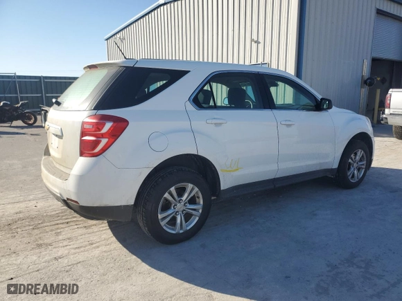 2017 Chevrolet Equinox LS with VIN 2GNALBEK9H1585878, listed as a Copart auction lot 47067835 with 124,186 mi miles and Salvage Title. Bid and sale history available at carsss.com. Image 3.
