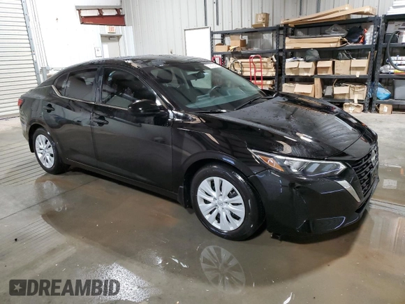 2024 Nissan Sentra S with VIN 3N1AB8BV1RY313716, listed as a Copart auction lot 89069005 with 10,044 mi miles and Non Repairable. Bid and sale history available at DreamBid. Image 4.
