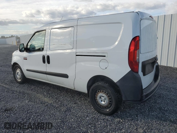 2017 Ram ProMaster City Cargo Tradesman with VIN ZFBERFAB8H6E48337, listed as a Copart auction lot 74839074 with 123,702 mi miles and Clean Title. Bid and sale history available at DreamBid. Image 2.