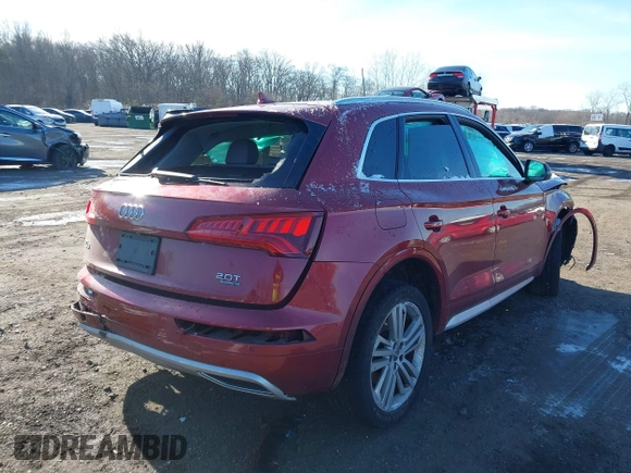 2018 Audi Q5 Premium Plus with VIN WA1BNAFY8J2120240, listed as a IAAI auction lot 41154361 with 77,848 mi miles. Bid and sale history available at carsss.com. Image 20.