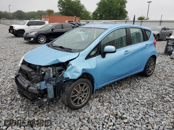 2014 Nissan Note S with VIN 3N1CE2CP0EL436251, listed as a Copart auction lot 50794095 with 86,108 mi miles and Salvage Title. Bid and sale history available at DreamBid. Image 1.