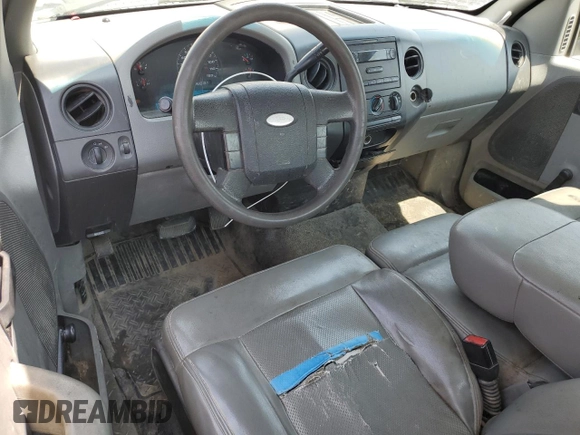2007 Ford F-150 XL with VIN 1FTRF122X7NA79460, listed as a Copart auction lot 59320315 with 190,435 mi miles and Salvage title. Bid and sale history available at DreamBid. Image 8.