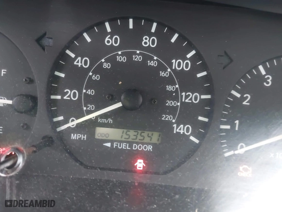 2000 Toyota Camry CE with VIN 4T1BG22K2YU976361, listed as a IAAI auction lot 38059387 with 153,541 mi miles. Bid and sale history available at carsss.com. Image 7.