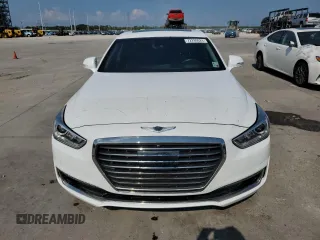 2017 Genesis G90 5.0L Ultimate with VIN KMHG54JHXHU023801, listed as a Copart auction lot 72280024 with 104,721 mi miles and Non Repairable. Bid and sale history available at carsss.com. Image 5.