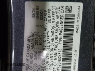 2025 Honda Civic Sport z VIN 2HGFE2F52SH524812, wystawiony jako Copart lot #56414975 z przebiegiem 5 928 mil mil oraz Szkoda całkowita • Salvage title. Historia ofert i sprzedaży dostępna na DreamBid. Obrazek 12.