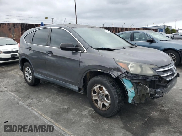 2013 Honda CR-V LX with VIN 2HKRM3H34DH502711, listed as a Copart auction lot 53884995 with 135,324 mi miles and Salvage Title. Bid and sale history available at carsss.com. Image 4.