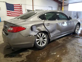 2012 Infiniti M37 with VIN JN1BY1AR6CM396570, listed as a Copart auction lot 81707124 with 102,462 mi miles and Salvage Title. Bid and sale history available at carsss.com. Image 3.