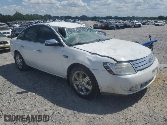 2008 Ford Taurus Limited with VIN 1FAHP25WX8G133025, listed as a Copart auction lot 56471334 with 53,445 mi miles and Salvage Title. Bid and sale history available at carsss.com. Image 4.