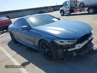 2019 BMW 8 Series M850i xDrive with VIN WBABC4C54KBU96620, listed as a IAAI auction lot 42035001 with 38,512 mi miles and . Bid and sale history available at DreamBid. Image 1.