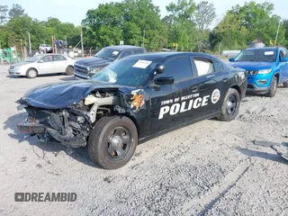 2019 Dodge Charger Police with VIN 2C3CDXAT0KH688698, listed as a IAAI auction lot 42090480 with 49,151 mi miles and . Bid and sale history available at DreamBid. Image 18.