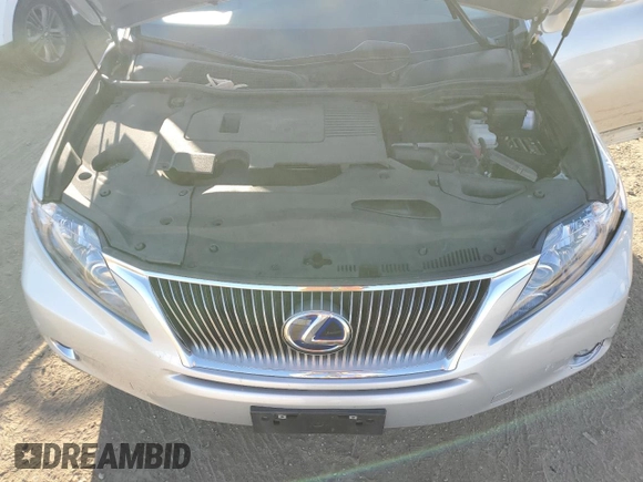 2010 Lexus RX 450h with VIN JTJBC1BA0A2008842, listed as a Copart auction lot 86875184 with 202,885 mi miles and Salvage title. Bid and sale history available at DreamBid. Image 12.