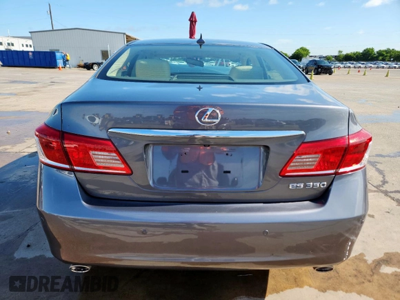 2012 Lexus ES 330 with VIN JTHBK1EG3C2481738, listed as a Copart auction lot 59806295 with 68,707 mi miles and Salvage title. Bid and sale history available at DreamBid. Image 6.