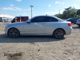 2018 BMW 2 Series 230i with VIN WBA2J1C50JVD09863, listed as a IAAI auction lot 41640142 with 110,432 mi miles. Bid and sale history available at carsss.com. Image 14.